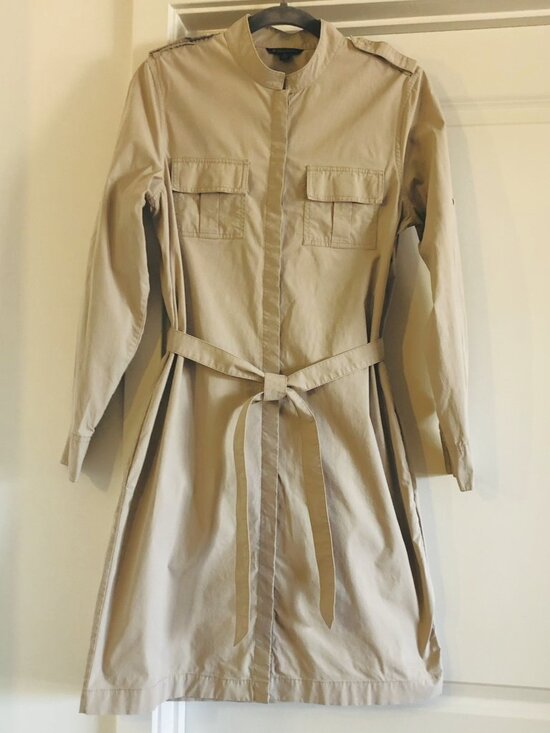 Brooks Brothers Dresses & Skirts - Brooks Brothers Shirtdress Button Front Belt Size 10 Safari Cargo Trench Utility